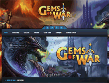 Tablet Screenshot of gemsofwar.com